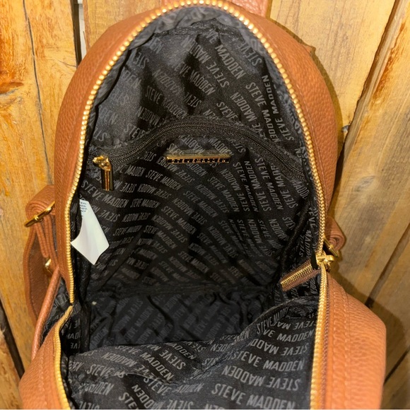Steve Madden Brown Mini Backpaco - Picture 6 of 6